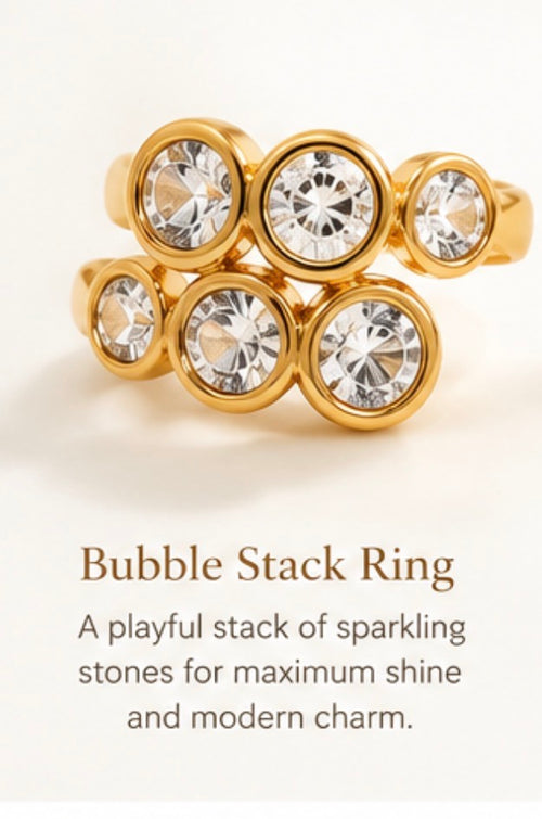 Bubble stack ring