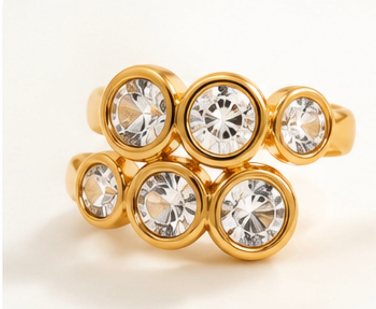 Bubble stack ring