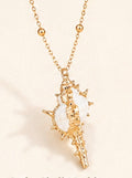 Spikes shell necklace