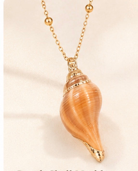 Conch shell necklace