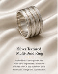 Multi band ring ( Silver)