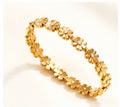 Golden bloom bracelet