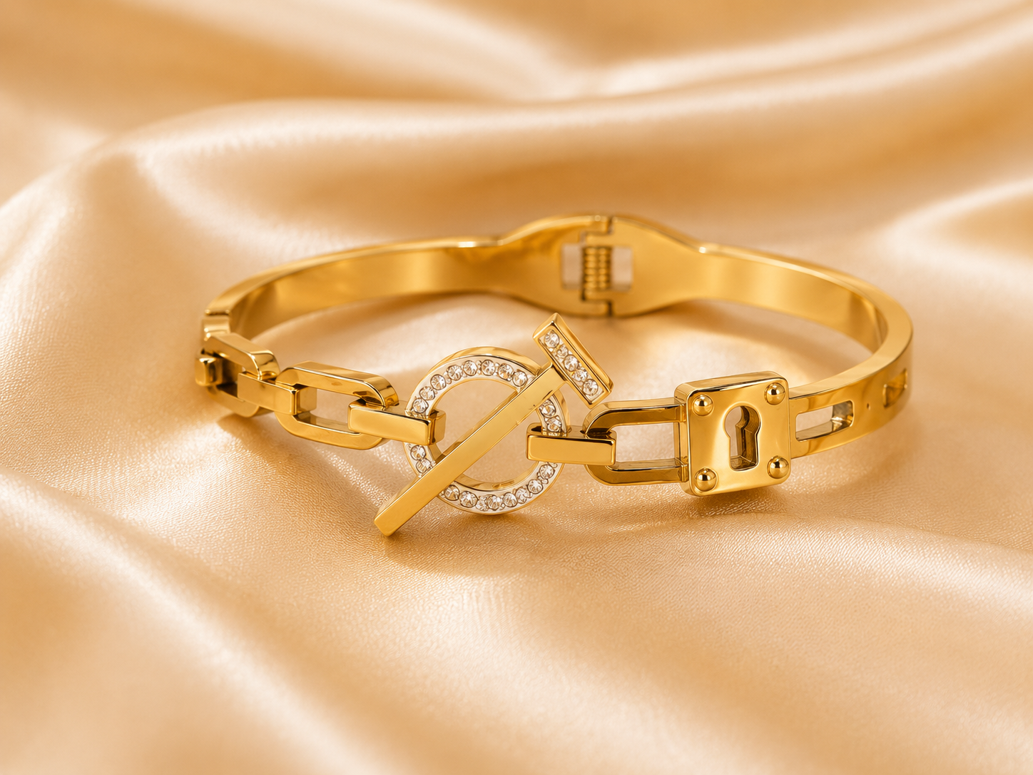 Cara Crystal nail bangle