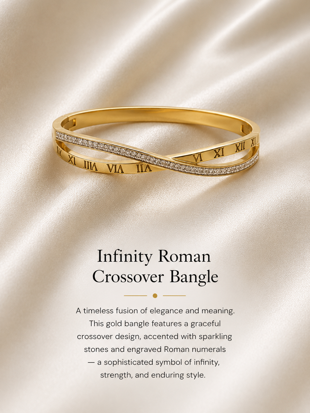 Infinity Roman bangle