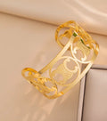 Filigree open cuff bracelet